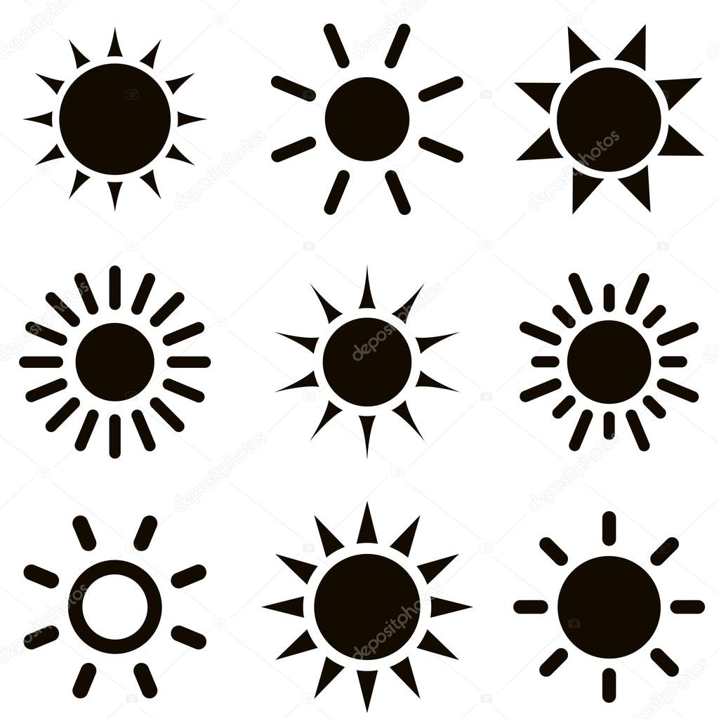 Sonnensymbole Sonnensymbole