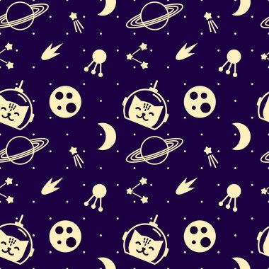 Uzayda ve kedilerde kusursuz desen