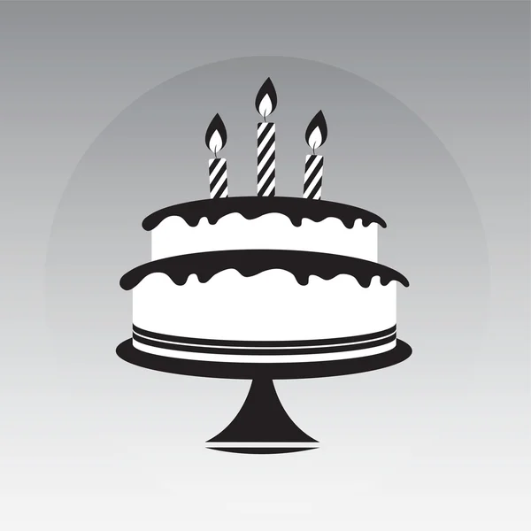 Торт до дня народження — стоковий вектор