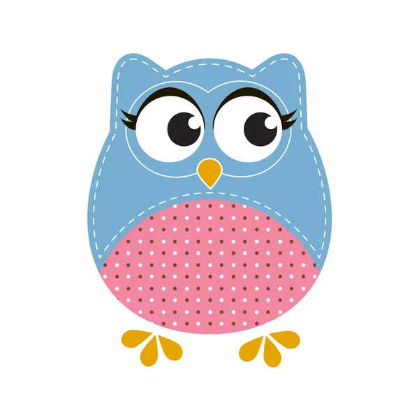 Cartoon owl — Stock vektor