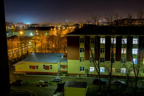 Paisaje noche urbana — Foto de Stock