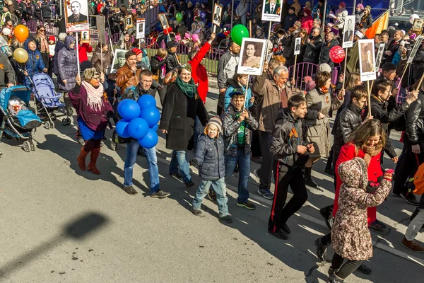 Regimento imortal de Nefteyugansk — Fotografia de Stock