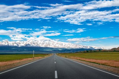 Asfalt dağ yolu