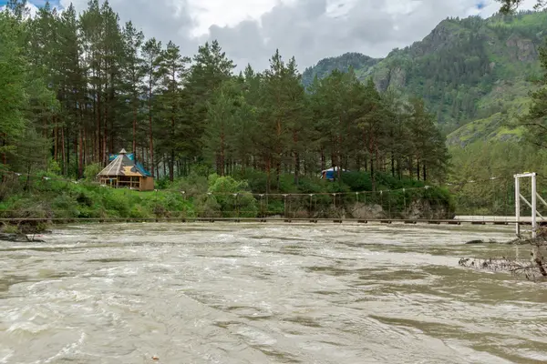 Río de montaña Altai — Foto de Stock