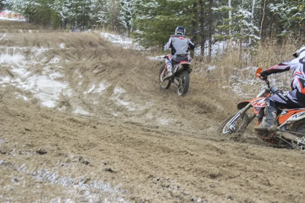 Motocross. — Fotografia de Stock