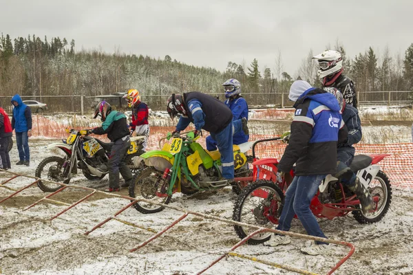 Motocross. — Fotografia de Stock