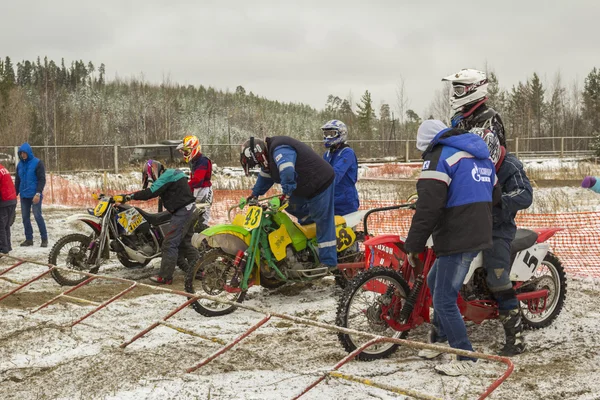 Motocross. — Stockfoto