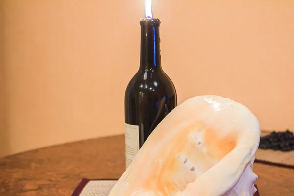 Candle bottle — Stock Photo, Image