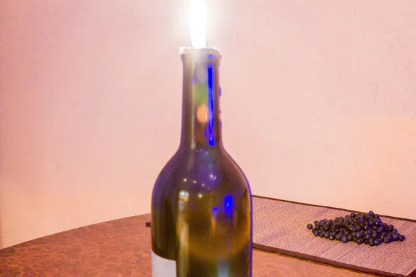 Bottiglia di candela — Foto Stock