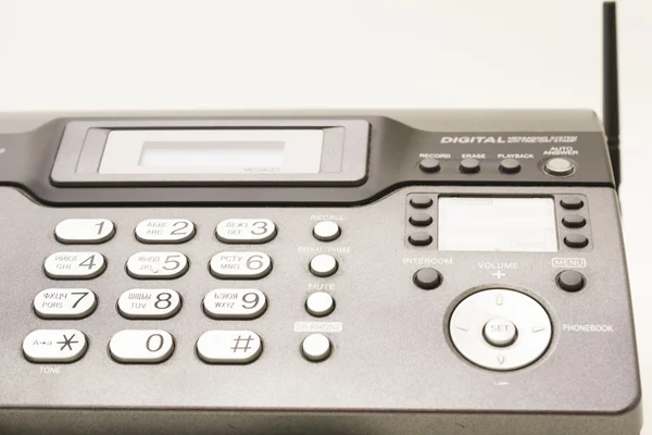 Telefon och fax. — Stockfoto