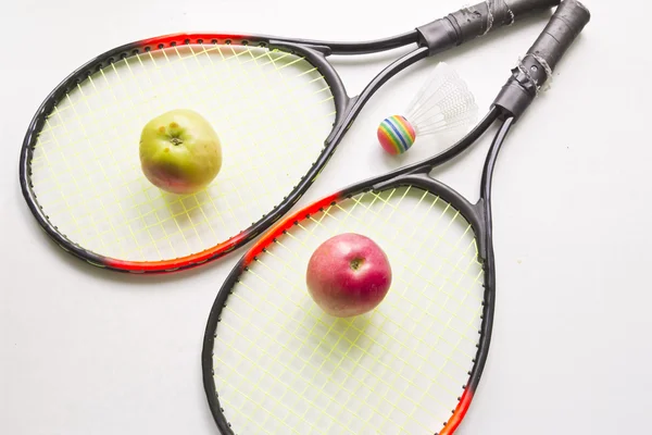 Raquetas de bádminton — Foto de Stock