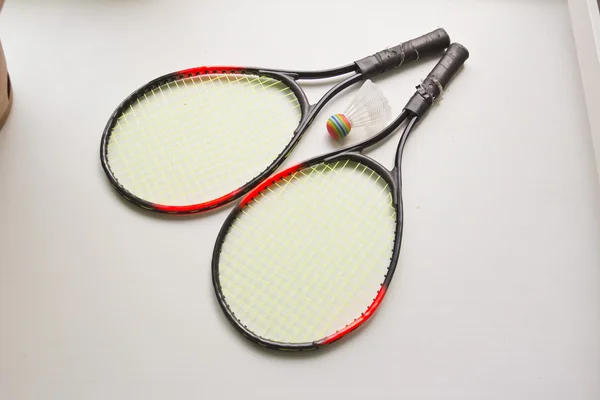 Raquetas de bádminton — Foto de Stock