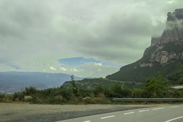 Weg naar Montserrat — Stockfoto