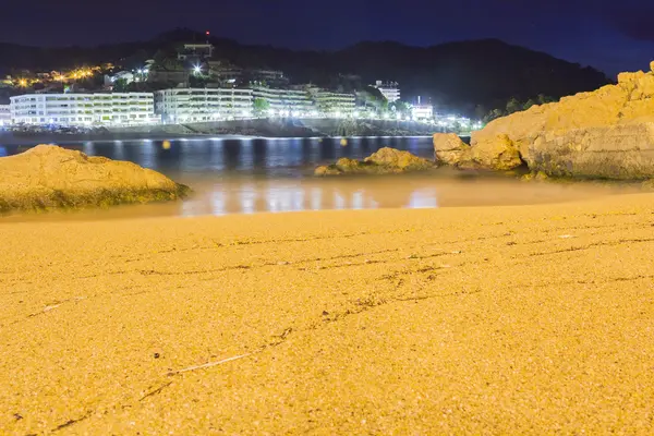 Nacht stranden van de mar grande — Stockfoto