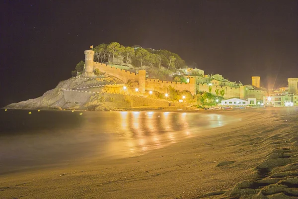 Nacht stranden van de mar grande — Stockfoto