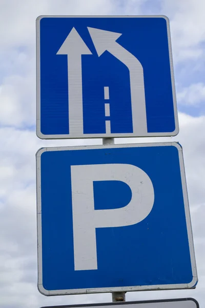 Verkeersbord. — Stockfoto