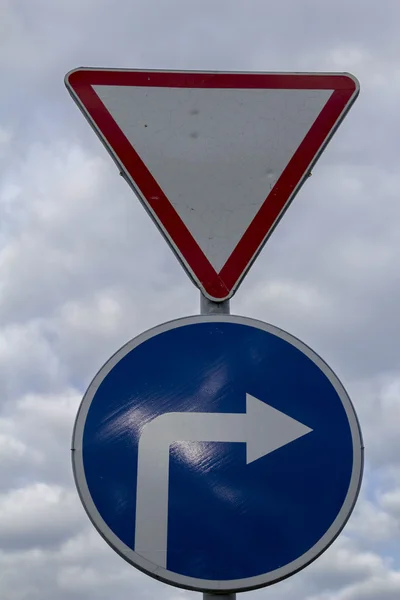 Verkehrszeichen. — Stockfoto