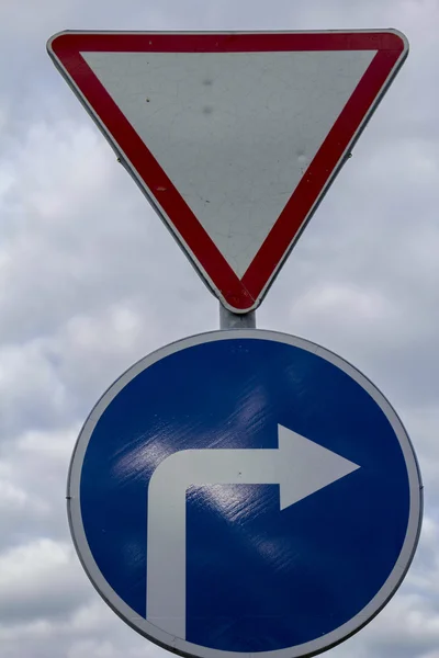 Verkeersbord. — Stockfoto