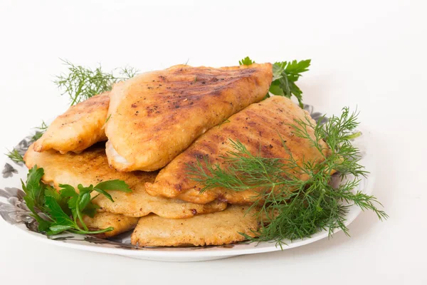 Pasties on the plate — Stock Photo, Image