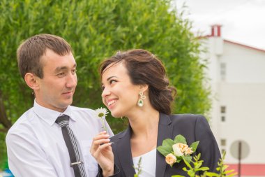 Gelin ve damat portresi   