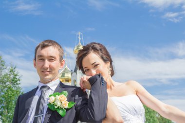 Gelin ve damat portresi   