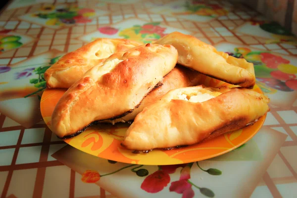 Khachapuri con formaggio — Foto Stock