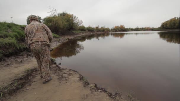 У лісі — стокове відео