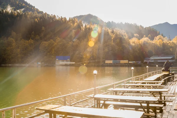 Lake Riza Abchazië — Stockfoto