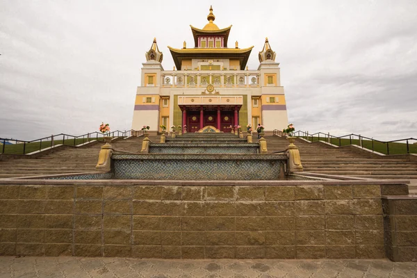 Elista Kalmukkië boeddhistische tempel — Stockfoto