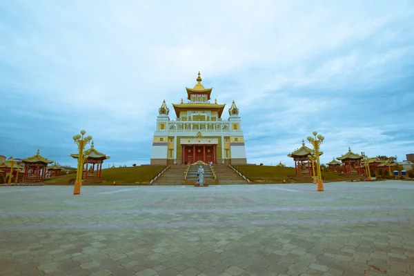 Elista Kalmukkië boeddhistische tempel — Stockfoto