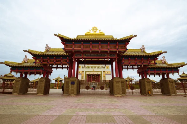 Elista Kalmykia templo budista — Fotografia de Stock