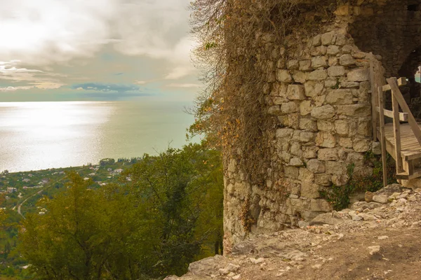Fortaleza de Anakopia na Abcásia Novo Athos — Fotografia de Stock