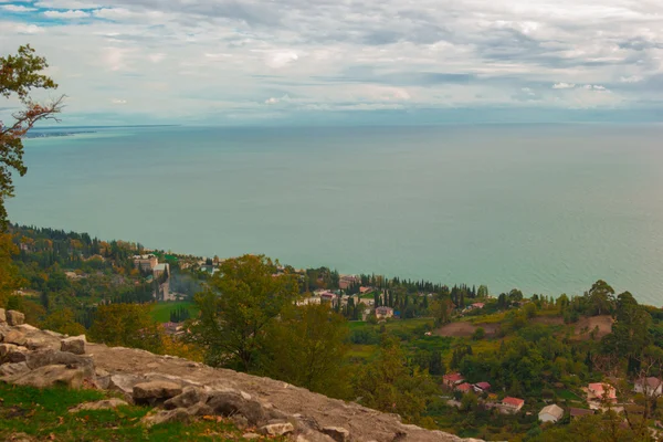 Природный ландшафт Абхазии — стоковое фото