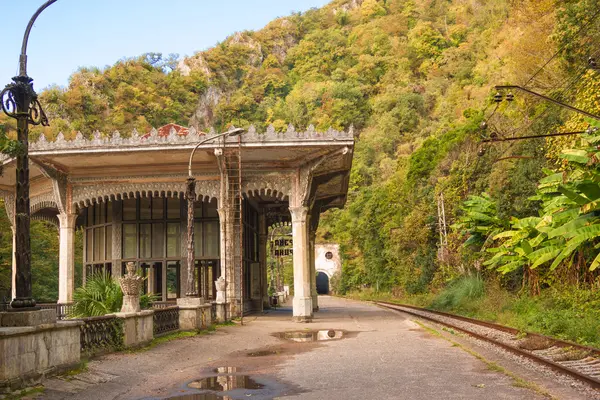 Old railway station — Stock Photo, Image