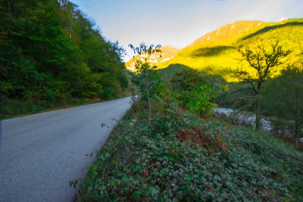 Paisagem montanhosa da Abcásia — Fotografia de Stock