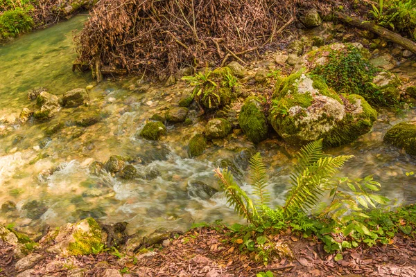 Stürmischer Gebirgsfluss — Stockfoto