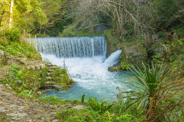 Stormy mountain river — Stock Photo, Image