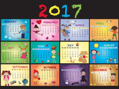 yıllık takvim 2017
