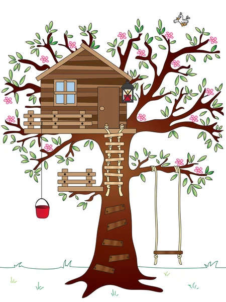 Tree house — Stock Photo, Image