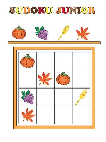 게임 스도쿠 주니어 — 스톡 사진