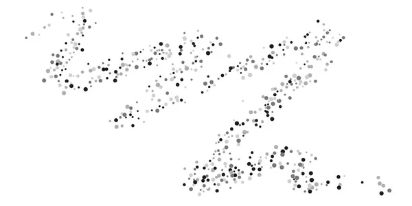 Confettis argent paillettes. — Image vectorielle