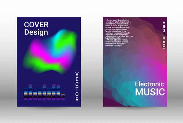 Moderne muzikale covers — Stockvector