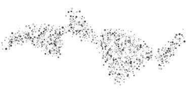 Gümüş parıltılı konfeti.