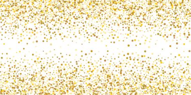 Altın parıltılı konfeti.