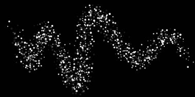 Gümüş parıltılı konfeti.