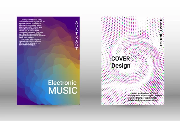 Moderne muzikale covers — Stockvector