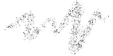 Gümüş parıltılı konfeti.