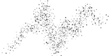 Gümüş parıltılı konfeti.