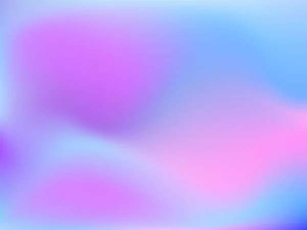 Holographic Background Bright Smooth Mesh Blurred Futuristic Pattern Pink Blue — Stock Vector