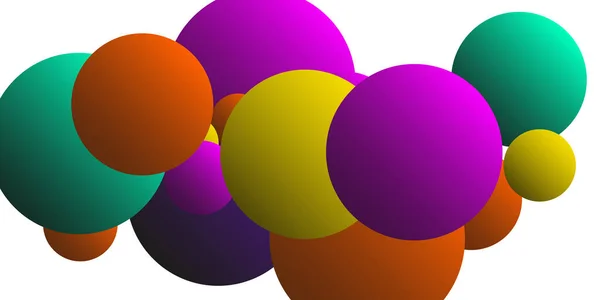Kugelförmige Steigungen Kreative Geometrische Tapeten Vektor Illustration Abstraktes Geometrisches Hintergrunddesign — Stockvektor